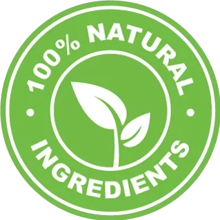 Natural ingredients seal on the BreathiZen packaging