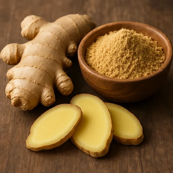 Ginger root extract used in BreathiZen